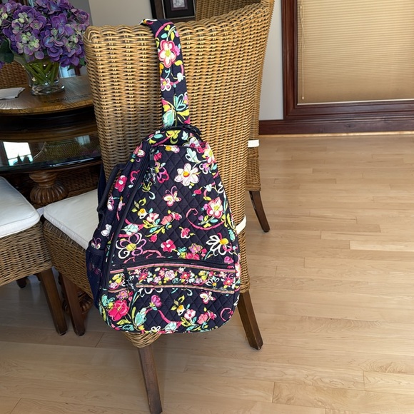 Vera Bradley Ribbons Sling Tennis Backpack - Picture 4 of 9